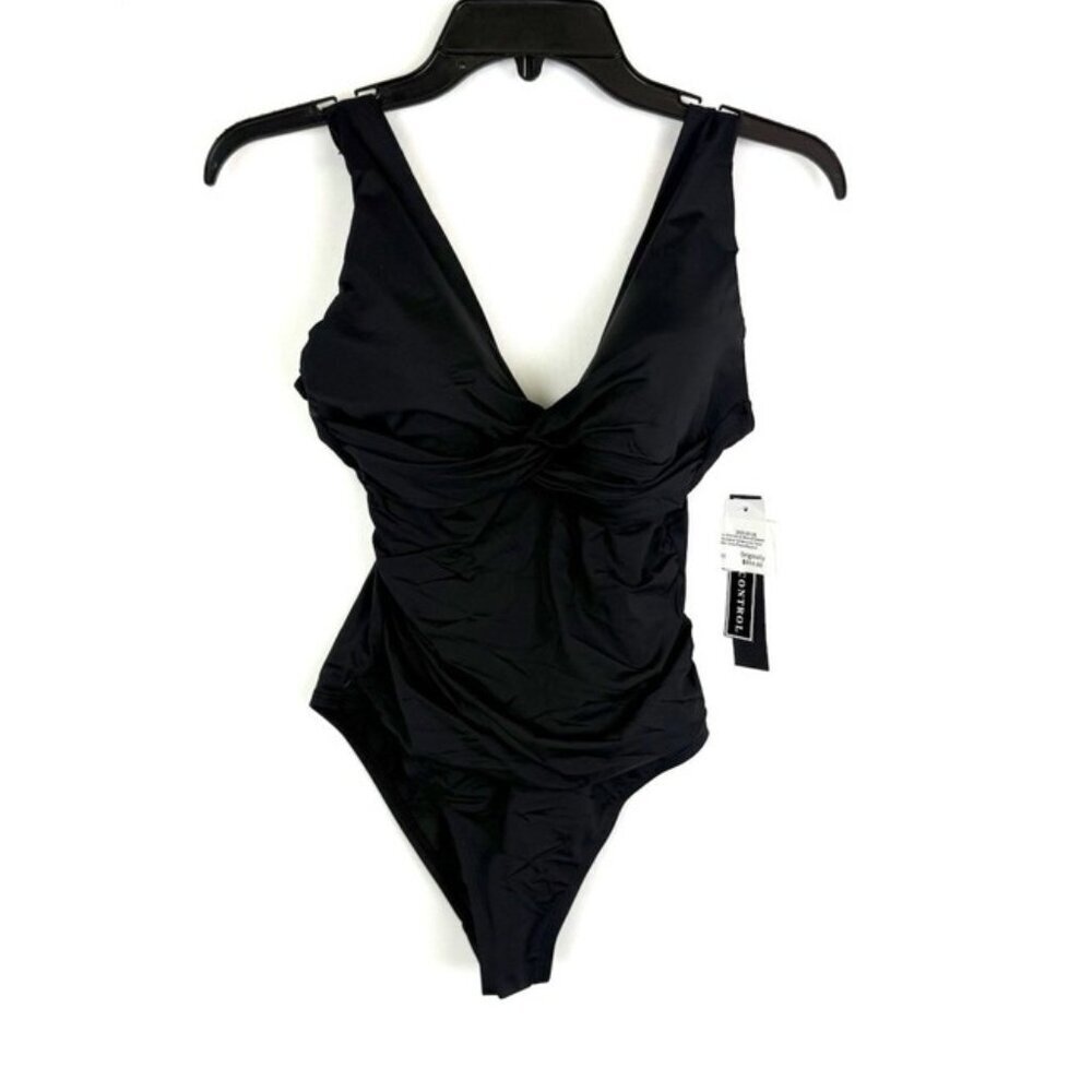 La Blanca Women’s Black One Piece Swimsuit Size 6